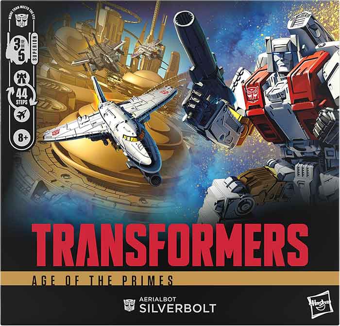 Transformers Age Of The Primes 7 Inch Action Figure Commander Class (2025 Wave 1) - Silverbolt (Shelf Wear Packaging)