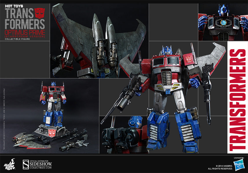 Transformers Classic 12 Inch Action Figure - Optimus Prime (Starscream Version) Hot Toys (Open Displayed)