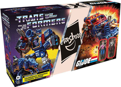 Transformers Collaborative G.I. Joe x Transformers 3.75 Inch Scale Action Figure - Soundwave Dreadnok Thunder Machine with Zartan and Zarana (Sub-Standard Packaging)