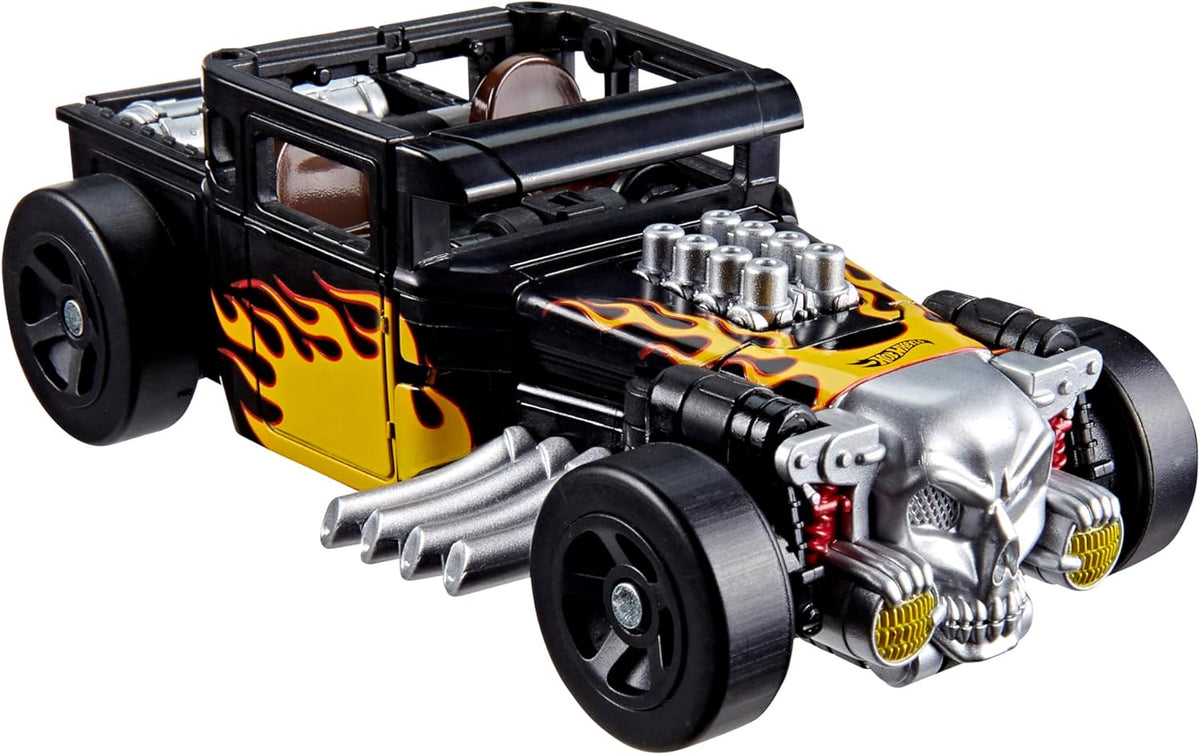 Transformers Collaborative Hot Wheels 5 Inch Action Figure Deluxe Class - Bone Shaker
