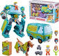 Transformers Collaborative Scooby Doo 6 Inch Action Figure Deluxe Class - Mysterious Prime & Automutt (Pre-Order Ships Nov. 2026)
