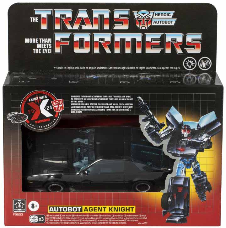 Transformers Generations Collaborative Knight Rider 6 Inch Action Figure Deluxe Class - Agent Knight (Damaged Packaging)