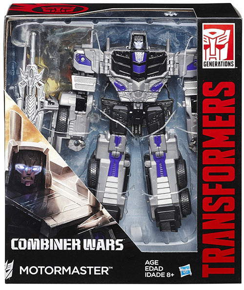 Transformers Generations Combiner Wars 8 Inch Action Figure Voyager Class Wave 2 - Motormaster (Builds Menasor) (Sub-Standard Packaging)