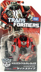 Transformers Generations 6 Inch Action Figure Japanese Series - Fall Of Cybertron Sideswipe TG10 (Sub-Standard Packaging)