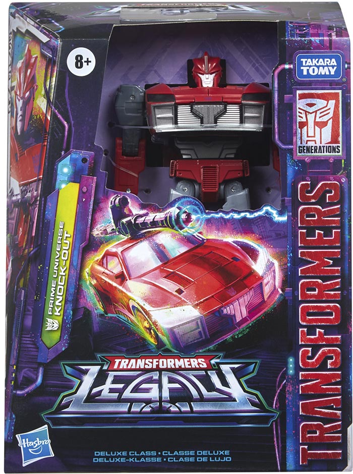 Transformers Generations Legacy 6 Inch Action Figure Deluxe Class Wave 2 - Knock-Out (Sub-Standard Packaging)