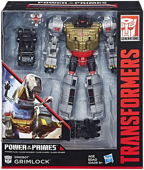 Transformers Generations Power Of The Primes 8 Inch Action Figure Voyager Class Wave 1 - Grimlock (Sub-Standard Packaging)