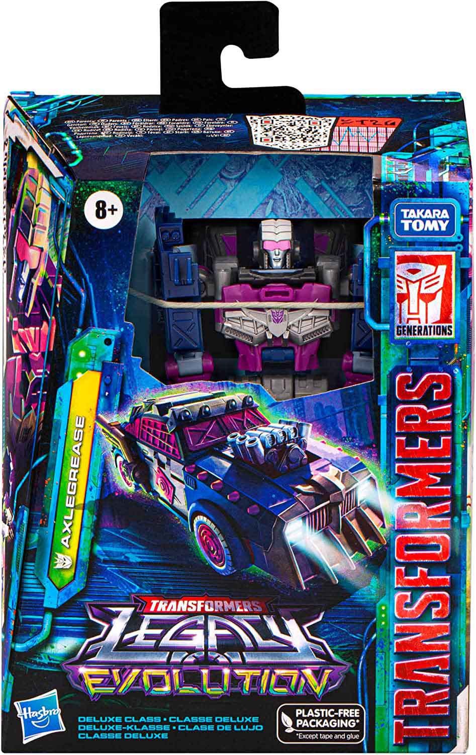 Transformers Legacy Evolution 6 Inch Action Figure Deluxe Class Wave 6 - Axlegrease (Sub-Standard Packaging)