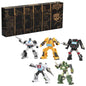 Transformers Legacy United 6 Inch Action Figure Box Set - Jazz - Sunstreaker - Trailbreaker - Wheeljack - Hound (Shelf Wear Packaging)