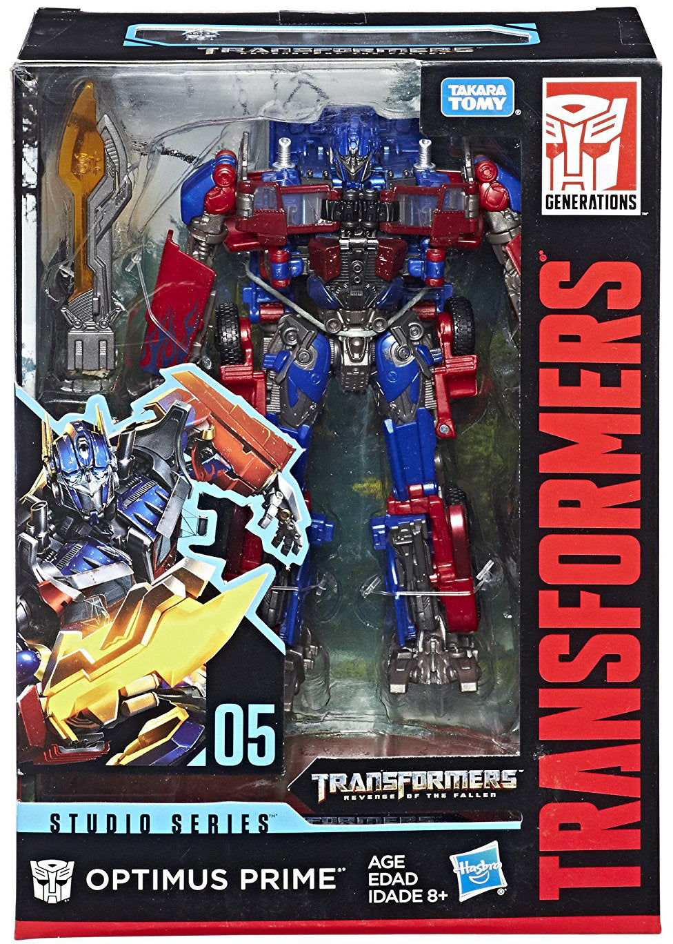 Transformers Movie Studio Series 8 Inch Action Figure Voyager Class - Optimus Prime #05 (Shelf Wear Packaging)