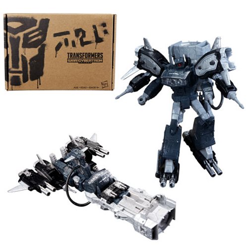 Transformers Selects War for Cybertron 8 Inch Action Figure Leader Class - Galactic Man Shockwave Exclusive (New but Openned Box)