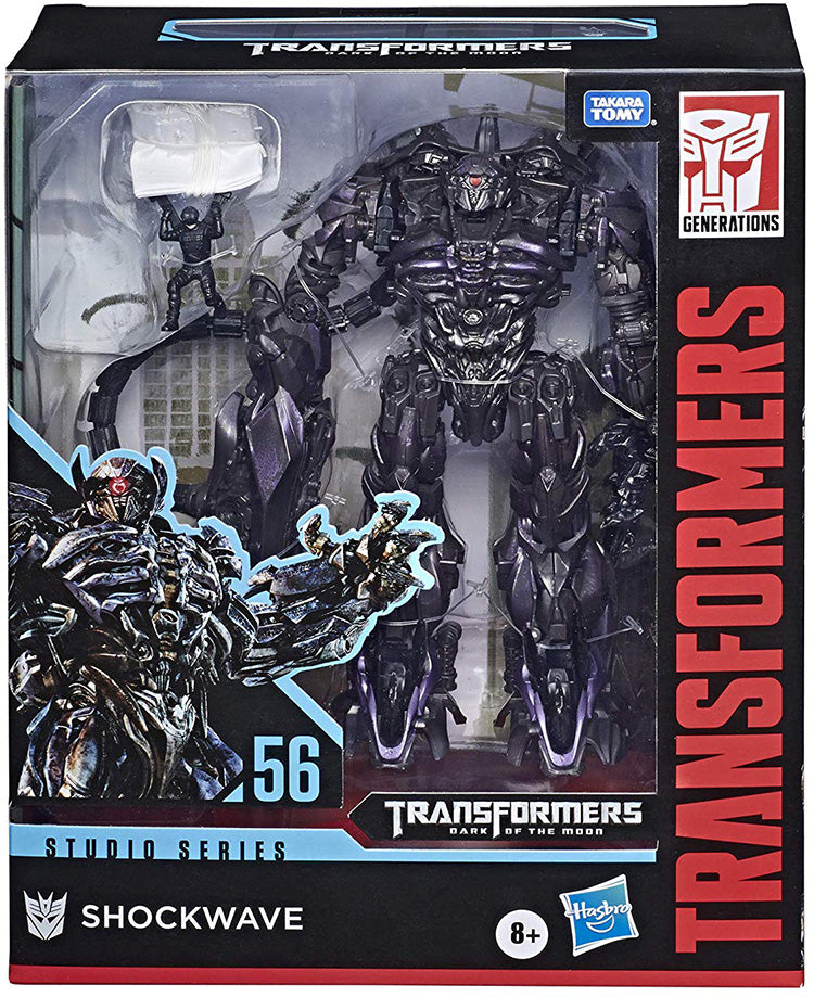 Transformers Studio Dark Of The Moon 8 Inch Action Figure Leader Class - Shockwave #56 (Shelf Wear Packaging)