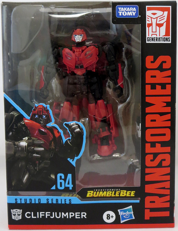 Transformers Studio Series 6 Inch Action Figure Deluxe Class (2020 Wave 3) - Cliffjumper #64 (Shelf Wear Packaging)