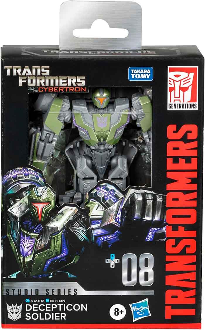 Transformers Studio Series 5 Inch Action Figure Deluxe Class (2024 Wave 3) - Decepticon Soldier #08