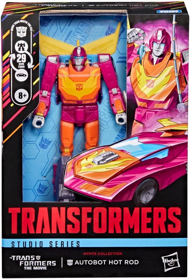 Transformers Studio Series 6 Inch Action Figure Voyager Class Exclusive - Hot Rod (Sub-Standard Packaging)