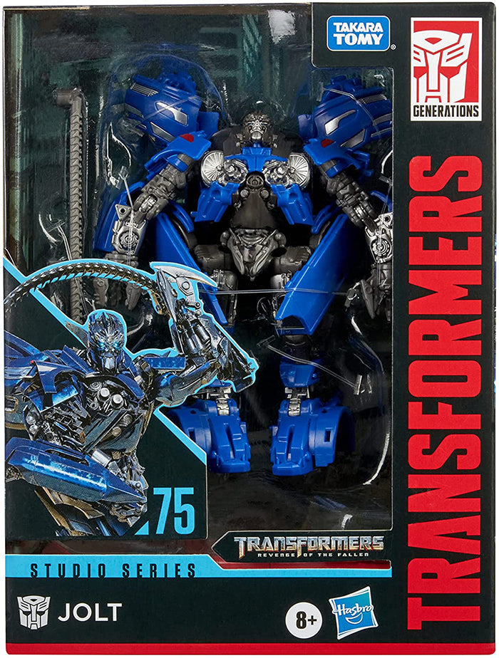 Transformers Studio Series 6 Inch Action Figure Deluxe Class (2021 Wave 3) - Jolt (Sub Standard Packaging)