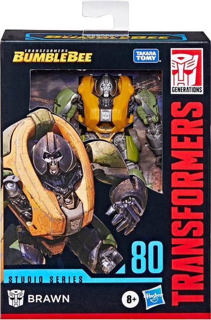 Transformers Studio Series 6 Inch Action Figure Deluxe Class (2022 Wave 1) - Brawn (Shelf Wear Packaging)