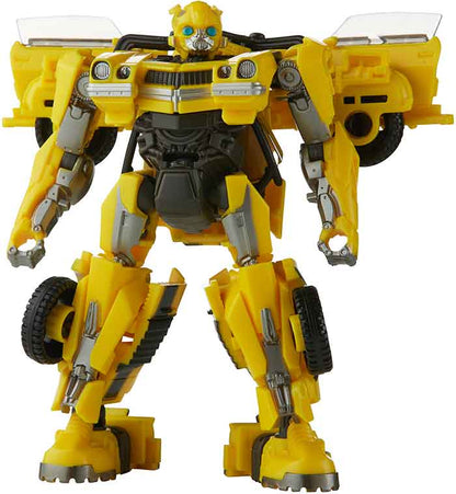 Transformers Studio Series 5 Inch Action Figure Deluxe Class (2022 Wave 5) - #100  Bumblebee (Non Mint Packaging)