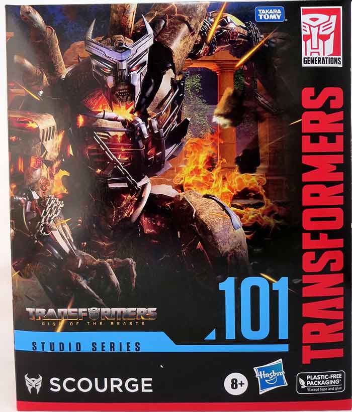 Transformers Studio Series 8 Inch Action Figure Leader Class - Scourge (Non Mint Packaging)