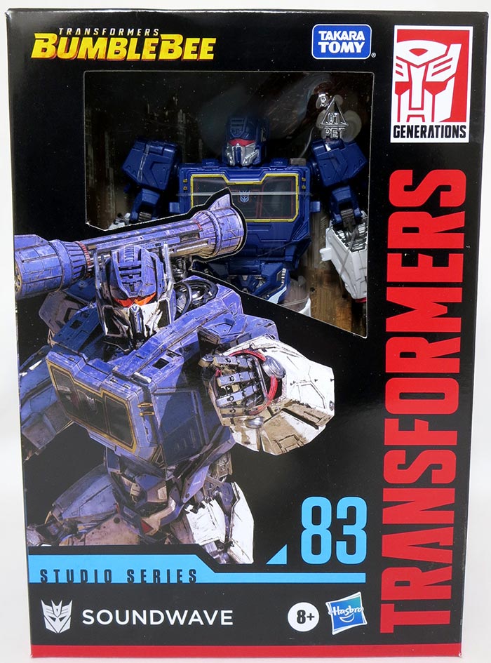 Transformers Studio Series Voyager Class 7 Inch Action Figure (2022 Wave 1) - Soundwave (Non Mint Packaging)