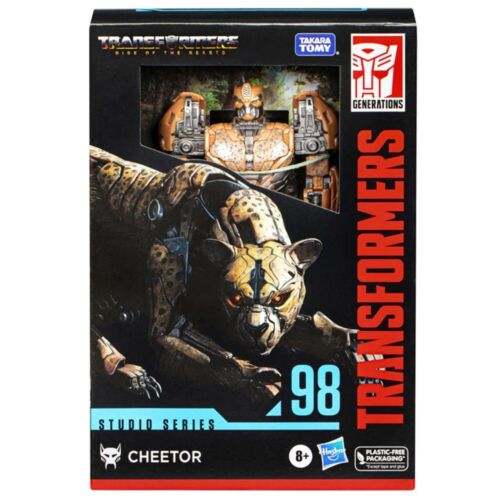 Transformers Studio Series 7 Inch Action Figure Voyager Class Rise of the Beast #98 - Cheetor (Sub-Standard Packaging)