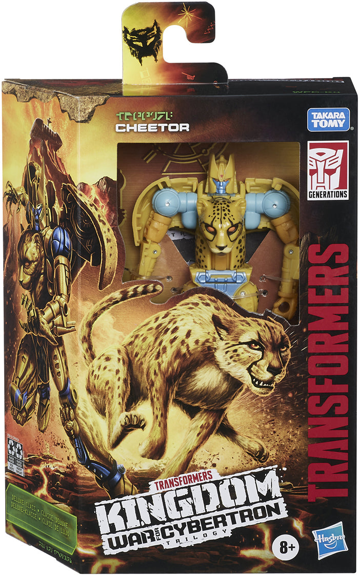 Transformers War For Cybertron Kingdom 6 Inch Action Figure Deluxe Class Wave 1 - Cheetor WFC-K4 (Shelf Wear Packaging)