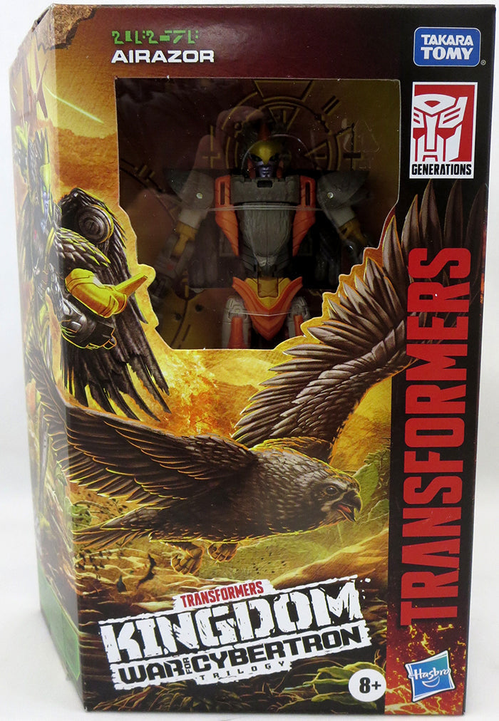 Transformers War For Cybertron Kingdom 6 Inch Action Figure Deluxe Class Wave 2 - Airazor (Shelf Wear Packaging)
