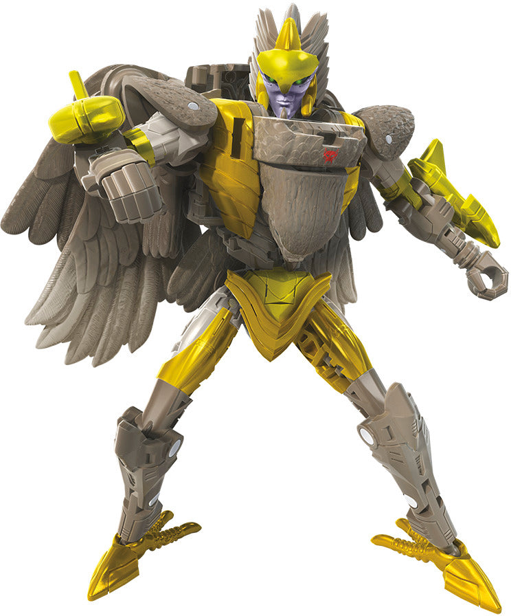 Transformers War For Cybertron Kingdom 6 Inch Action Figure Deluxe Class Wave 2 - Airazor (Shelf Wear Packaging)