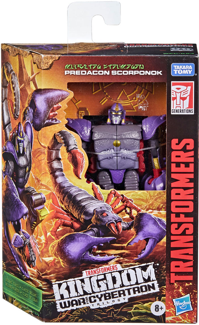 Transformers War For Cybertron Kingdom 6 Inch Action Figure Deluxe Class Wave 3 - Scorponok