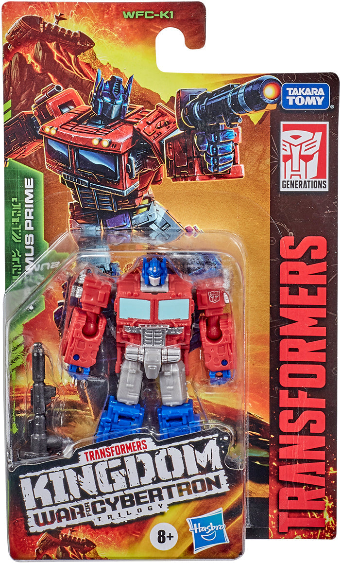 Transformers War For Cybertron Kingdom 3.5 Inch Action Figure Legends Class Wave 1 - Optimus Prime WFC-K1 (Shelf Wear Packaging)