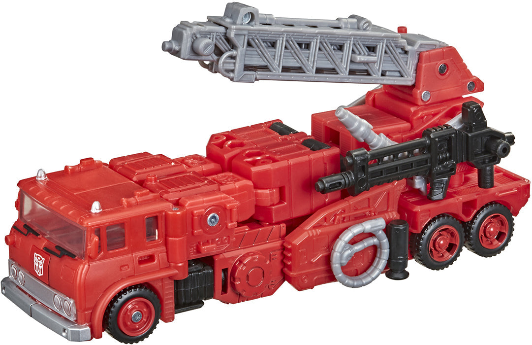 Transformers War For Cybertron Kingdom 7 Inch Action Figure Voyager Class Wave 2 - Inferno (Shelf Wear Packaging)