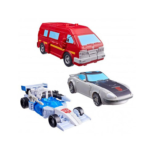 Transformers Age Of The Primes Generations Selects 6 Inch Action Figure 3-Pack - Mirage- Ironhide - Bluestreak (Pre-Order Ships Nov. 2026)