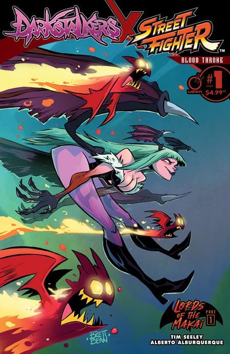 DARKSTALKERS X STREET FIGHTER BLOOD THRONE #1 (ONE SHOT) CVR B BRETT BEAN VAR