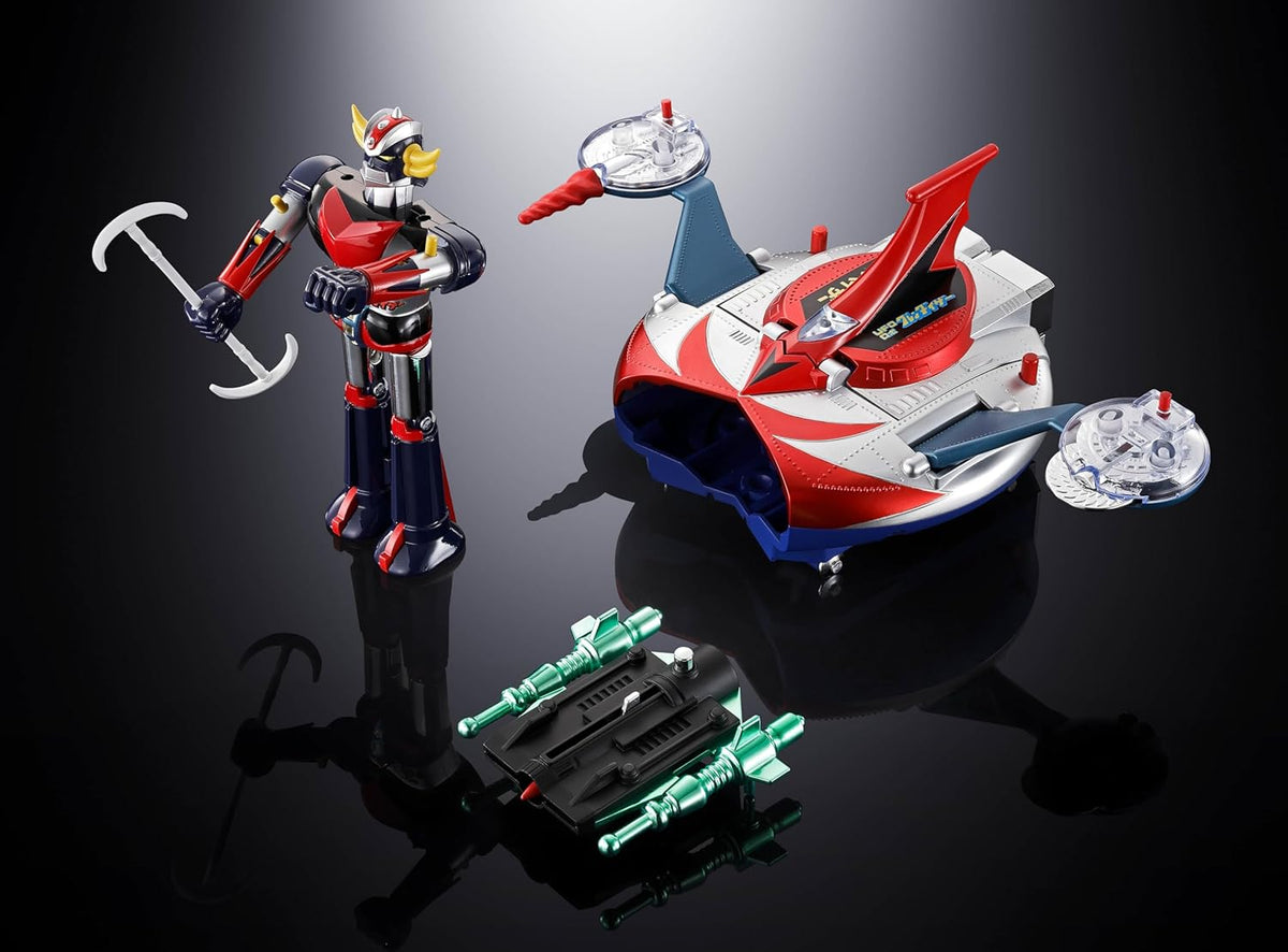 UFO Robo Grendizer Retro 6 Inch Action Figure Chogokin Deluxe - Grendizer & UFO Spazer Reissue (Pre-Order Ships Dec. 2026)