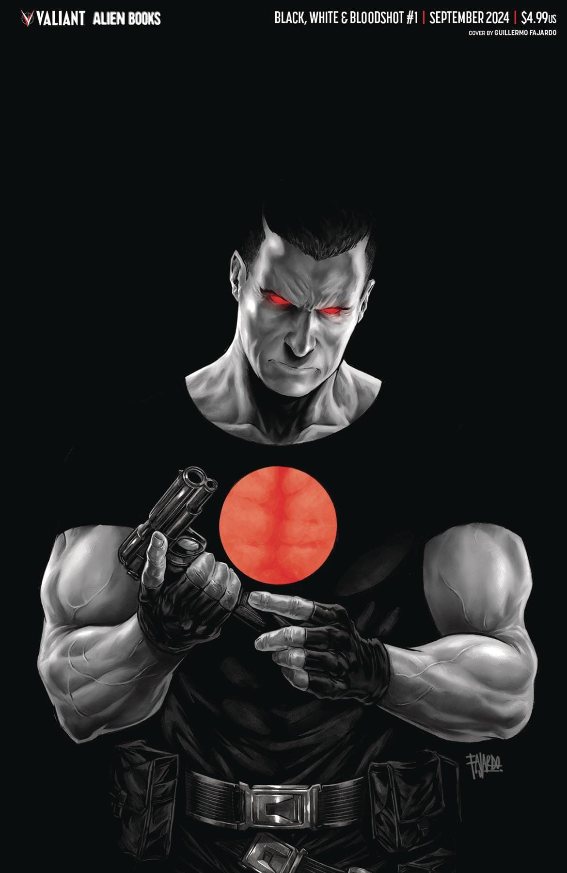 BLACK WHITE & BLOODSHOT #1 (OF 4) CVR F 1:10 INCV FAJARDO