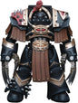 Warhammer 40000  5 Inch Action Figure 1/18 Scale  - Sons of Horus MKIV Terminator Squad Justaerin with Thunder Hammer