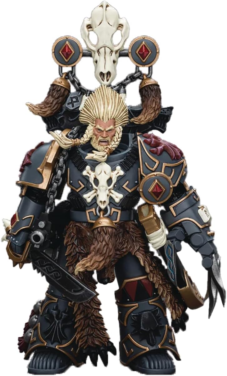 Warhammer 40000  5 Inch Action Figure 1/18 Scale  - Space Wolves Geigor Fell-Hand