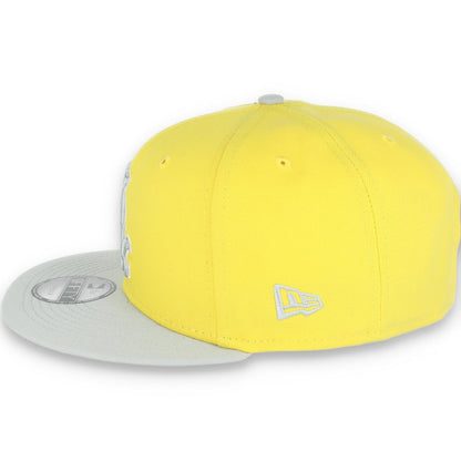 New Era White Sox Two-Tone 9FIFTY Snapback Hat-Grey/Yellow