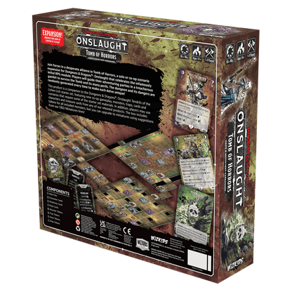 DND ONSLAUGHT EXPANSION - TOMBS OF HORROR MAPS & MONSTERS
